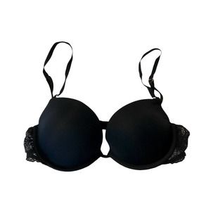 Calvin Klein | Black Underwire Push Up Bra Lace Band Size 34C Style F3134